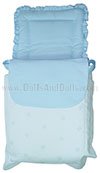 Saco ositos bordados Celeste para cochecito Arrue Prestigio Jr