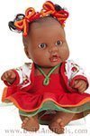 Peque winter mulatto girl