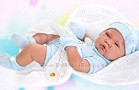 Newborn toquilla boy
