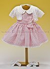Dress rayas rosa y blanco chaqueta