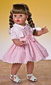 Mariquita P�rez vest. rayas rosa/blanco chaq.