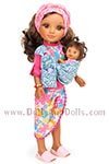 Nancy and her baby sister - Por ser ni�a