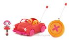 Mini red car with radio control