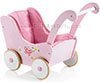 Cochecito Chic de madera Rosa con mariposa