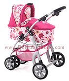Combi de silla y capazo Chic Joyrider Flores 74 cm