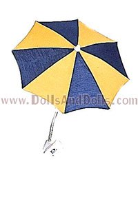 Sombrilla Azul y Amarillo Chic