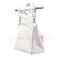 Bolso Charol Blanco para cochecito Bebelux
