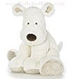 Teddy Cream - White Dog - 40 cm