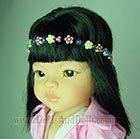 Collar el�stico flores