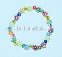 Collar el�stico flores
