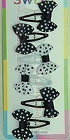 Ranitas lunares negros/blancos Set 6 unidades