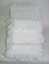 Saco blanco/cinta celeste para cochecito Arrue Prestigio Jr