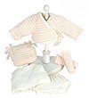 Clothes 24 cm - Cream/Peach knitted sweater combo