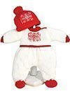 Holiday knitted romper combo (46 cms)