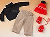 Red jersey set