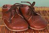 Collegiate leather boots