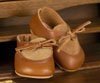 Brown leather shoes