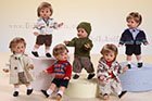 Mini J.P. pant marino/camisa rayas