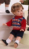 Mini J.P. pant corto marino
