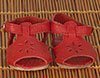 Sandalias piel roja