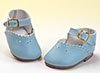 Zapatos piel celeste