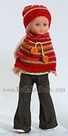 Colecci�n 1: Conjunto pa�o gorro a rayas