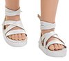 White sandals - Las amigas